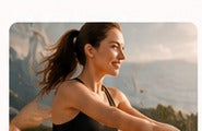 Active woman outdoors
