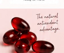Red softgel capsules